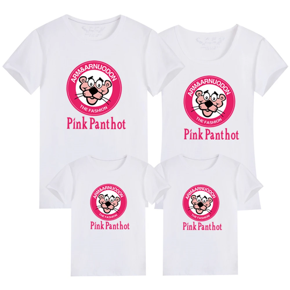 Disney Family Matching Outfits Pink Panther Print Tee Tops T Shirt Oversized Cute Fashion Mother And Son Short Sleeve Dropship
Disney Family Matching Outfits Pink Panther Print Tee Tops T Shirt Oversized Cute Fashion Mother And Son Short Sleeve Dropship