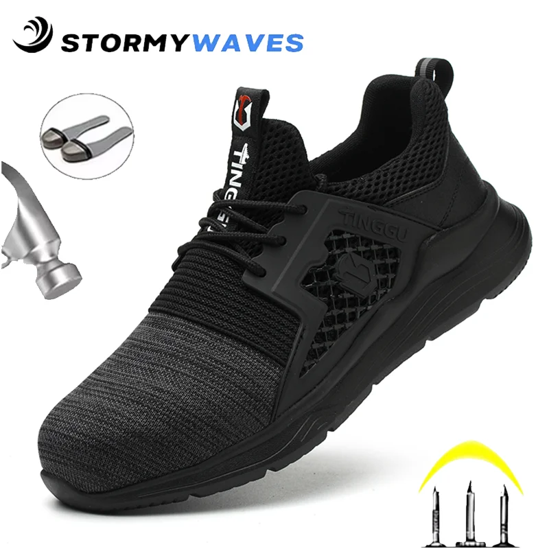 Drop Shipping Men's Steel Toe Cap Protective Work Shoes Outdoor Anti Smashing Shoes Men Puncture Proof Safety Shoes Sneakers
Drop Shipping Men's Steel Toe Cap Protective Work Shoes Outdoor Anti Smashing Shoes Men Puncture Proof Safety Shoes Sneakers
