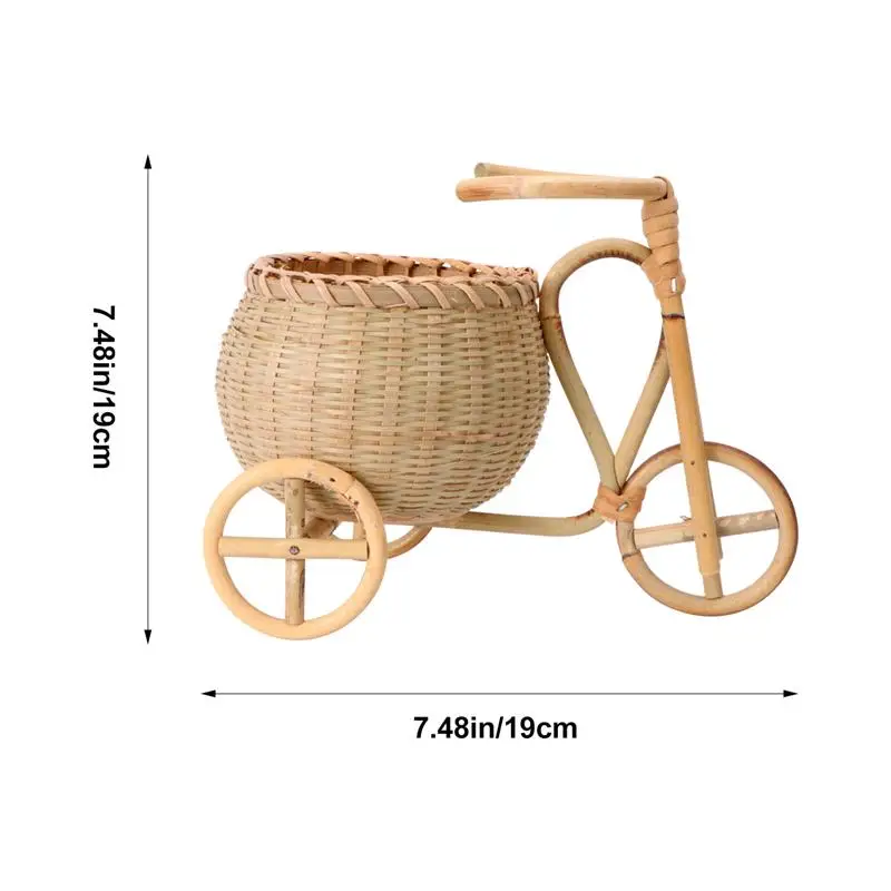 Bamboo Woven Decoration Mini Bamboo Bike Pure Handmade Craft Desktop Ornament
Bamboo Woven Decoration Mini Bamboo Bike Pure Handmade Craft Desktop Ornament