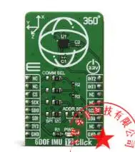Инерционные измерительные датчики MIKROE-4073 6 dof IMU каждые 12 кликов BMI270 | Электроника