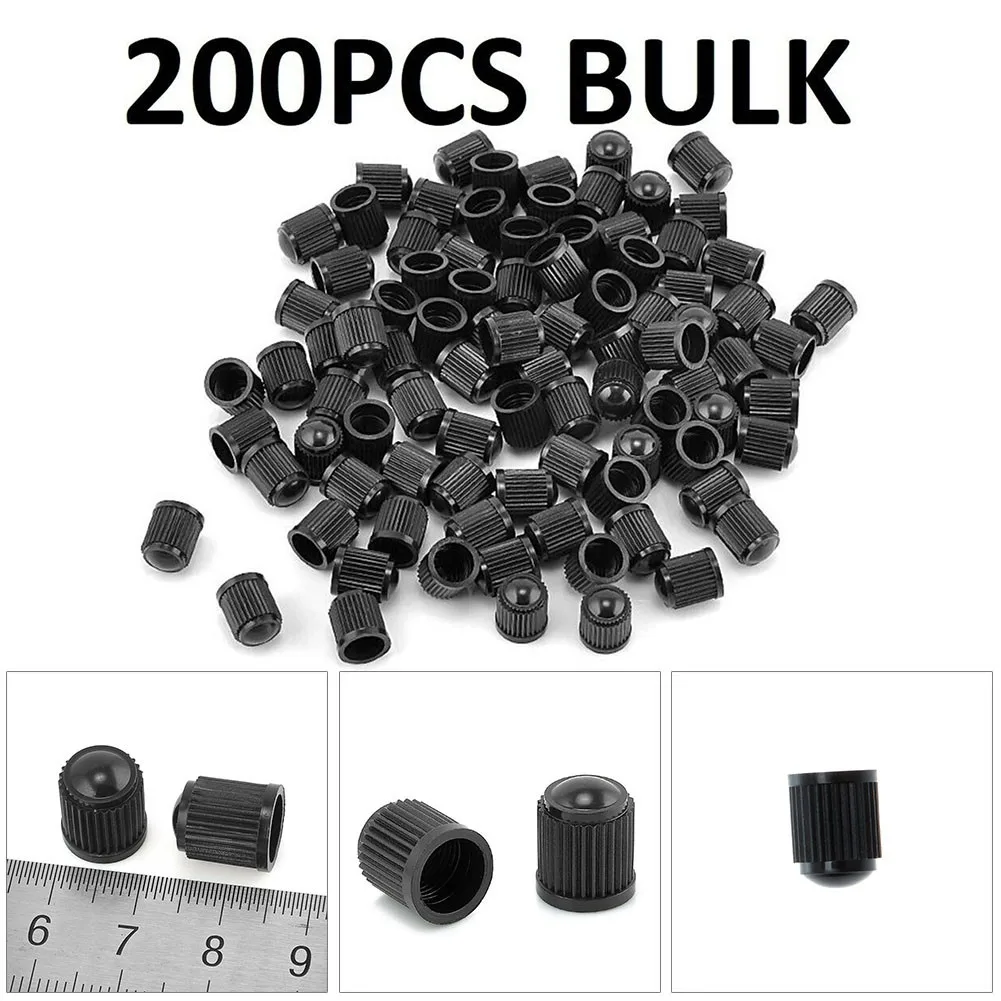 200pcs Black Plastic Car Tyre Valve Bike Tyre Cover Dome Shape Dust Valve Prevent Air Leak Into Tires Universal
200pcs Black Plastic Car Tyre Valve Bike Tyre Cover Dome Shape Dust Valve Prevent Air Leak Into Tires Universal