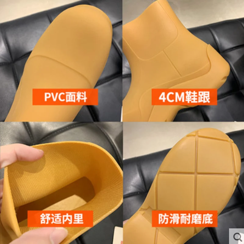 New Women's Ankle Boots Candy Color Jelly Rain Boots Women Waterproof Short Boots Thick Heel Flat Winter Platform Shoes Woman
New Women's Ankle Boots Candy Color Jelly Rain Boots Women Waterproof Short Boots Thick Heel Flat Winter Platform Shoes Woman