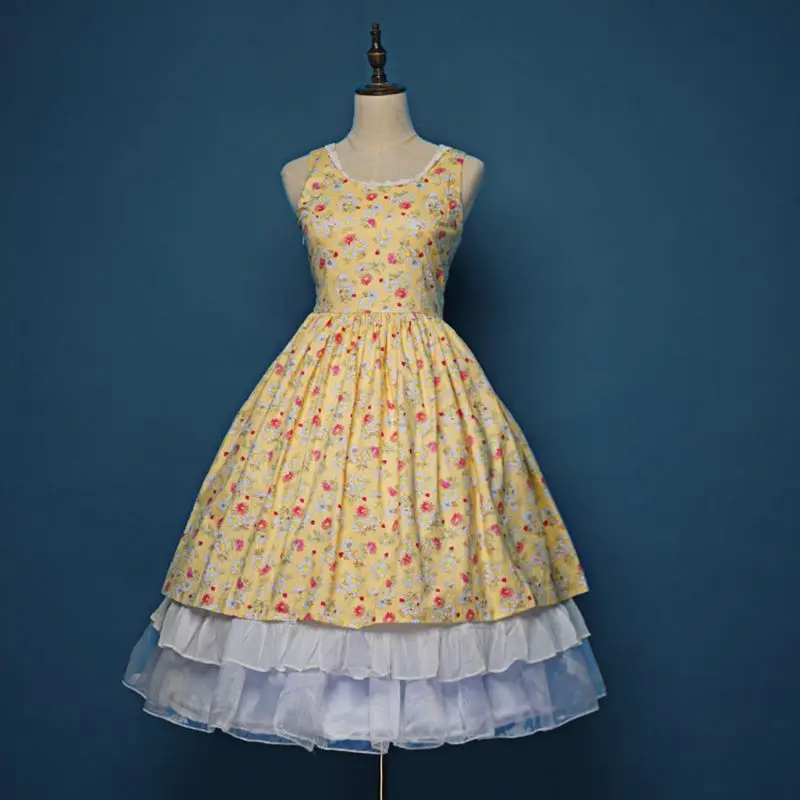 

Womens Lolita Ruffle 3 Hoop Petticoat Skirt Adjustable Length Solid Color Crinoline Wedding Dress Underskirt Slips Ballet Dance