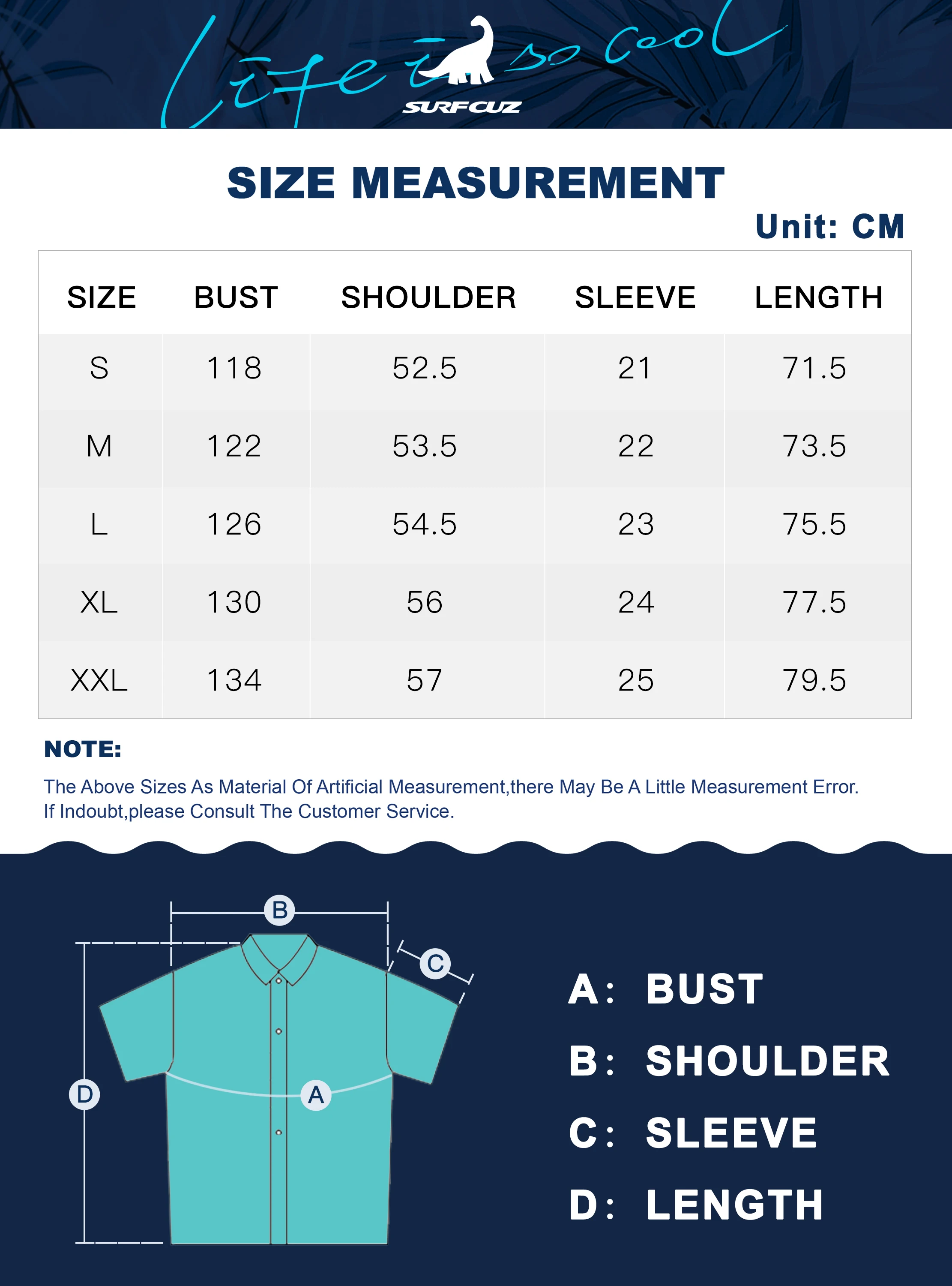SURFCUZ Hawaiian Beach Shirts Mens Fancy Casual Short Sleeve New Fashion Quality Printing Tops Summer Holiday Vacation Plus size
SURFCUZ Hawaiian Beach Shirts Mens Fancy Casual Short Sleeve New Fashion Quality Printing Tops Summer Holiday Vacation Plus size