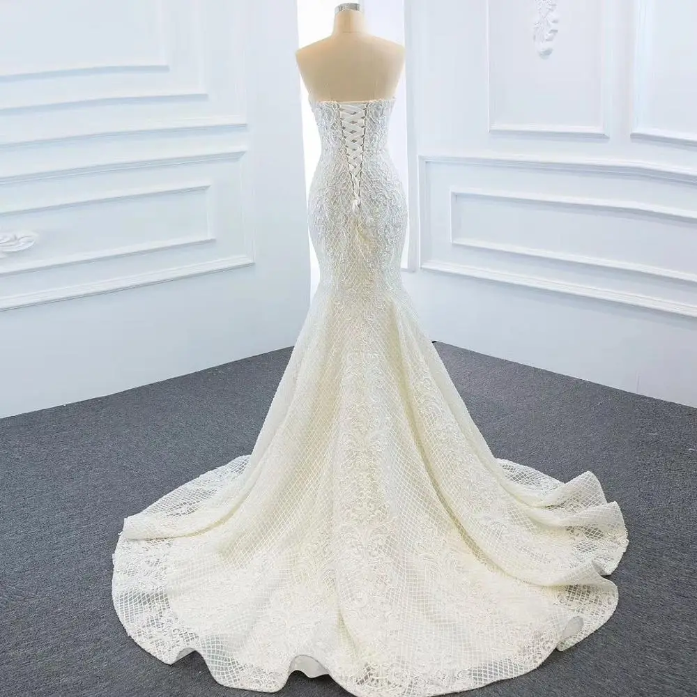 Elegant Sweetheart Mermaid Wedding Dress 2021 Detachable Train Lace Bridal Dress Long Train Custom Made Lace Wedding
Elegant Sweetheart Mermaid Wedding Dress 2021 Detachable Train Lace Bridal Dress Long Train Custom Made Lace Wedding