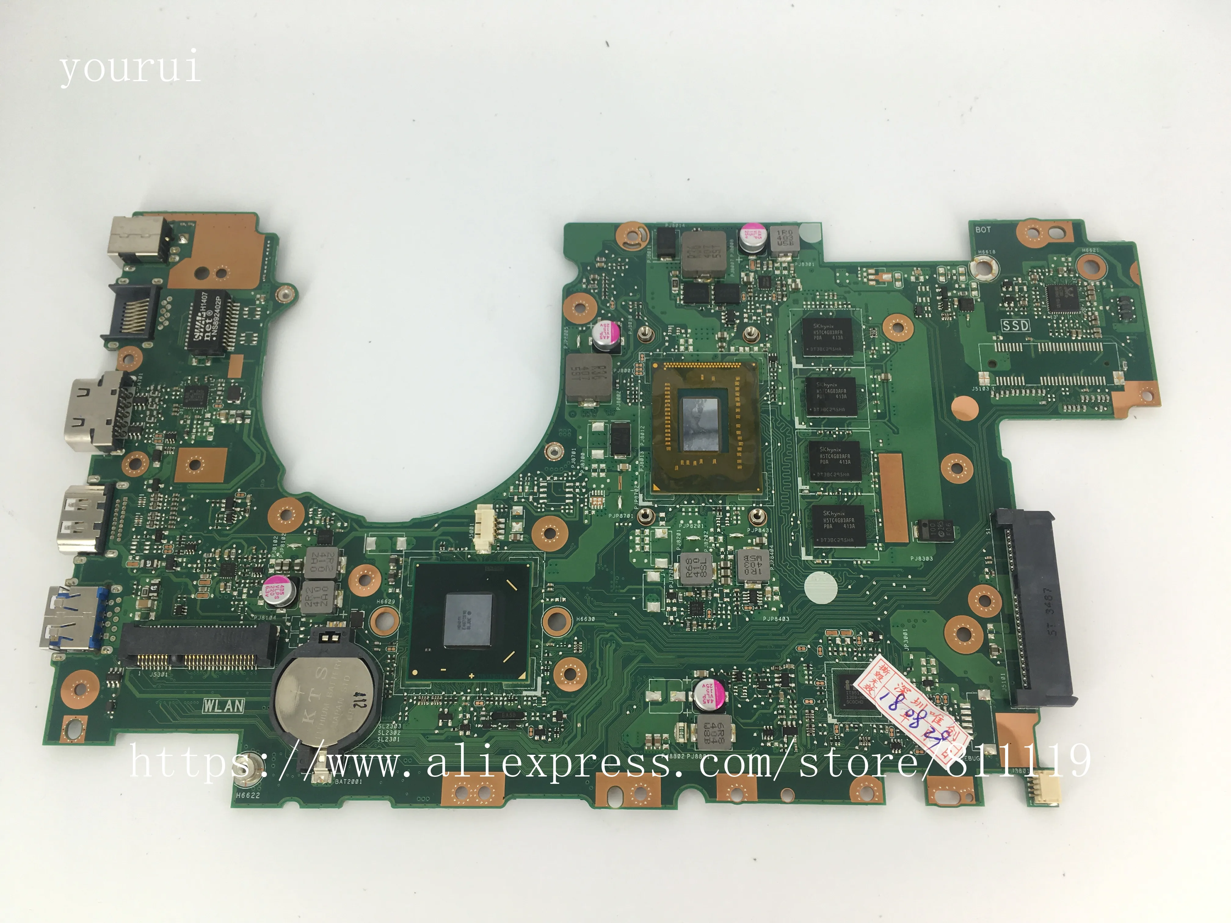 Yourui для ASUS X402CA X502CA материнская плата для ноутбука REV 3. 0 2117u 4G RAM с графическим тестом
Yourui для ASUS X402CA X502CA материнская плата для ноутбука REV 3. 0 2117u 4G RAM с графическим тестом