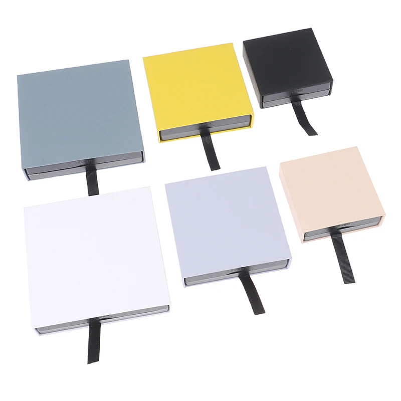 6 Colors Coated Paper Jewelry Packaging Black White Gift Boxes Outer Package Fit 3D Floating PE Film Display Case Box
6 Colors Coated Paper Jewelry Packaging Black White Gift Boxes Outer Package Fit 3D Floating PE Film Display Case Box