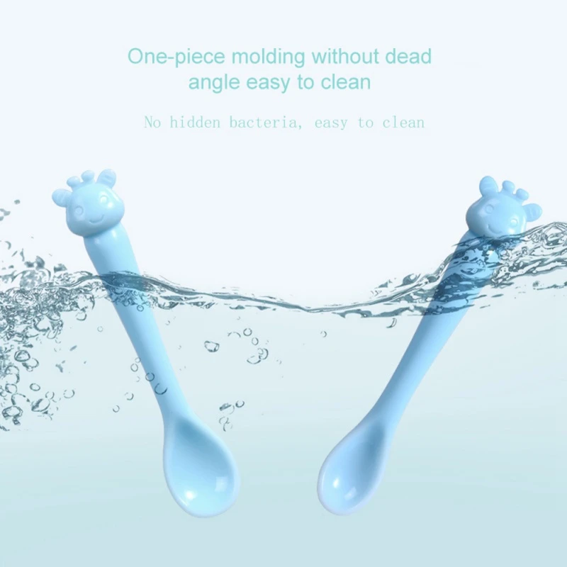2Pcs Set Baby Soft Silicone Feeding Spoon Kids Safety Infant Learning Spoons Tableware for 4-6 Years
2Pcs Set Baby Soft Silicone Feeding Spoon Kids Safety Infant Learning Spoons Tableware for 4-6 Years