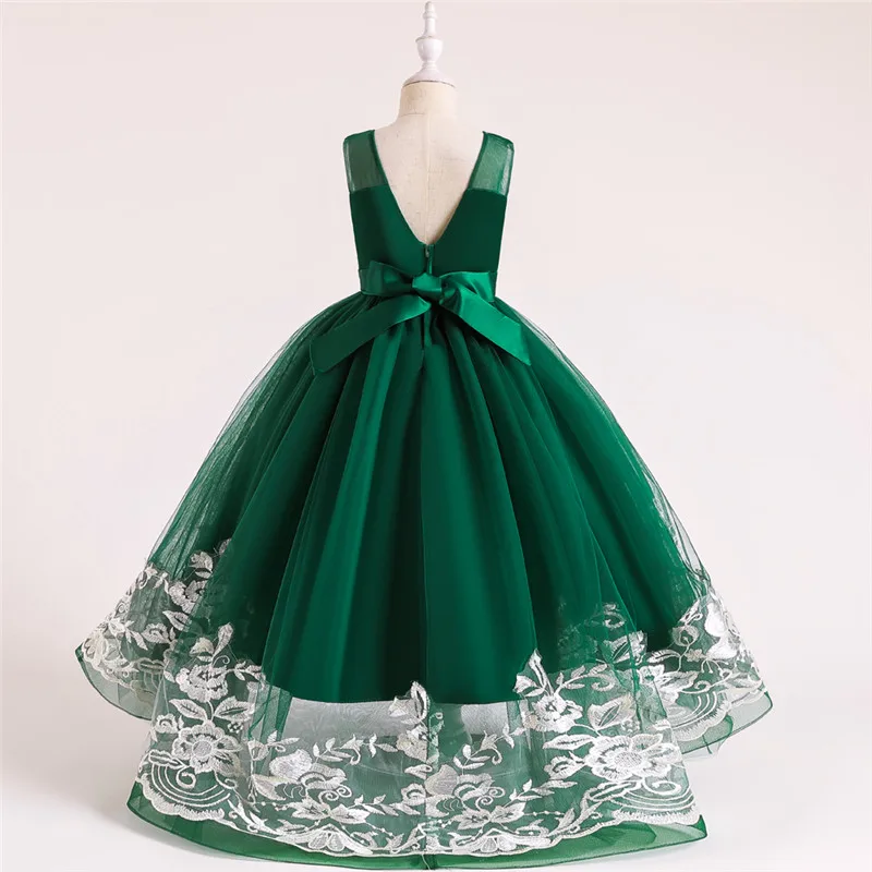 2020 платье для девочек элегантное принцессы подростков свадебное Детские платья