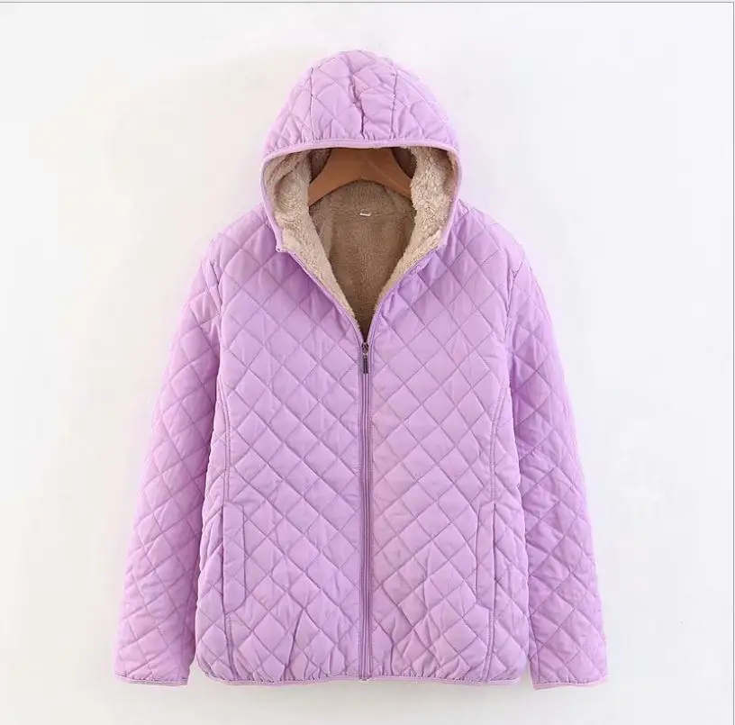 Women Autumn Winter Parkas Coat Jackets Female Lamb Hooded Plaid Long Sleeve Warm Winter Jacket Plus Size S~3XL
Women Autumn Winter Parkas Coat Jackets Female Lamb Hooded Plaid Long Sleeve Warm Winter Jacket Plus Size S~3XL