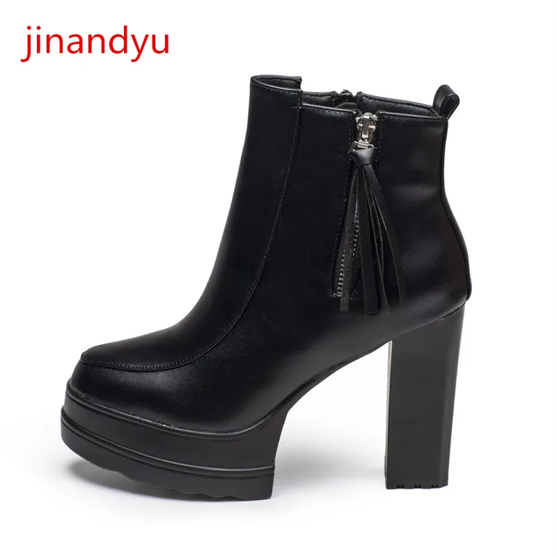 Warm Fashion High Heels Platform Ankle Boots Chunky Heels Women Pumps Black Boots Platforms Sexy Comfy Women Shoes High Heel
Warm Fashion High Heels Platform Ankle Boots Chunky Heels Women Pumps Black Boots Platforms Sexy Comfy Women Shoes High Heel
