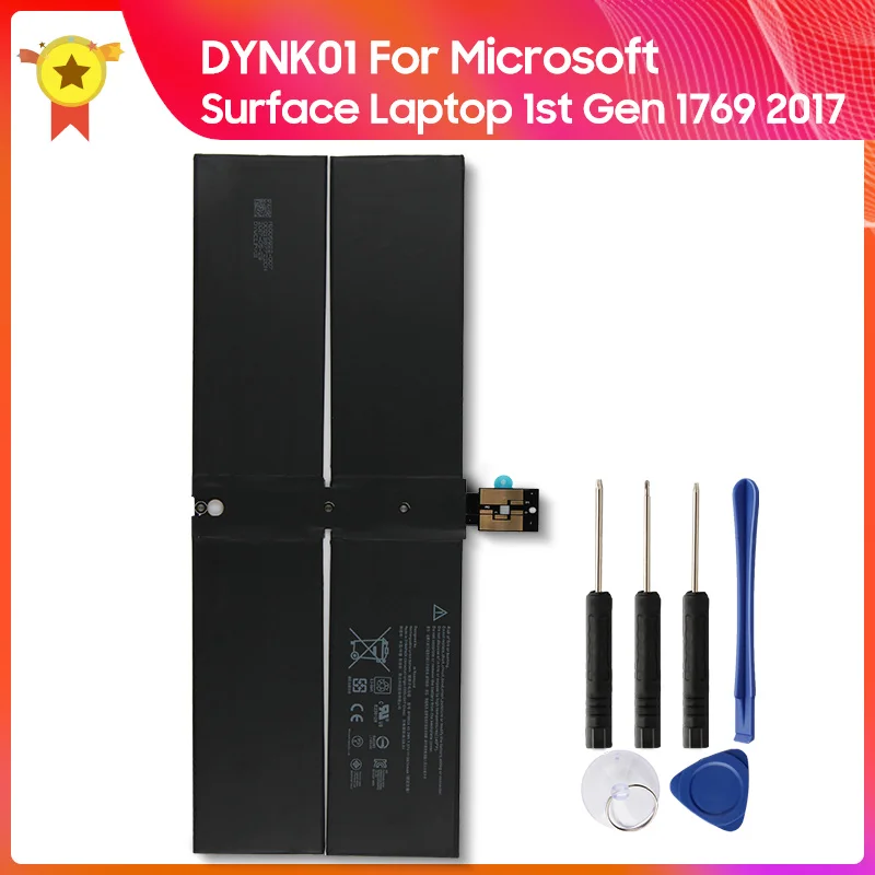 Original Replacement Battery DYNK01 for Microsoft Surface Laptop 1st Gen 1769 2017 G3HTA036H 5970mAh Quality Products 8.8V +Tool
Original Replacement Battery DYNK01 for Microsoft Surface Laptop 1st Gen 1769 2017 G3HTA036H 5970mAh Quality Products 8.8V +Tool