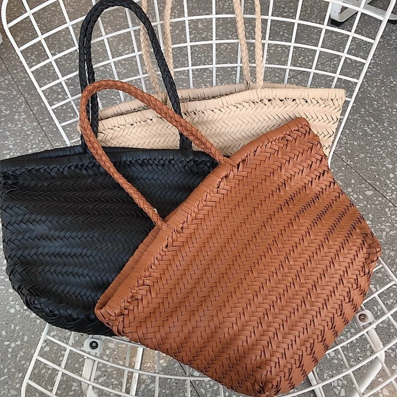 New Tide Female Casual Joker PU Handbag Shoulder Large Capacity Straw Fashion Beach Bag
New Tide Female Casual Joker PU Handbag Shoulder Large Capacity Straw Fashion Beach Bag