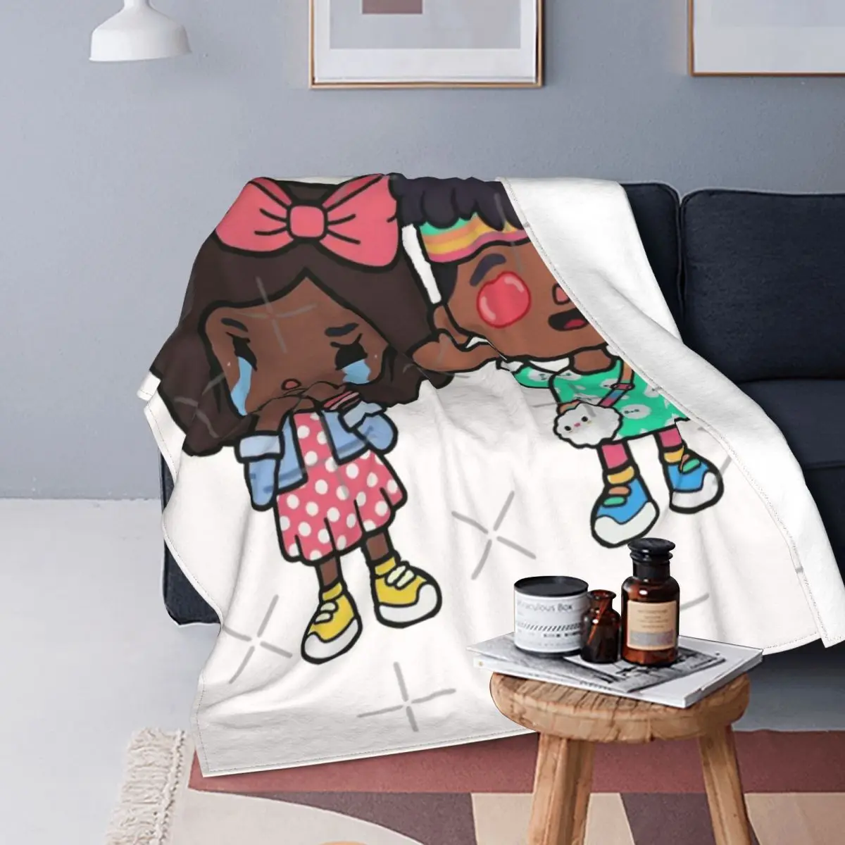Toca Boca-manta a cuadros para cama, cobertor para cama, toalla, manta a cuadros en el sofá
Toca Boca-manta a cuadros para cama, cobertor para cama, toalla, manta a cuadros en el sofá