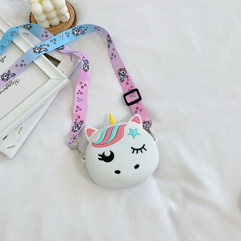 Cartoon Small Bag Ribbon Single Shoulder Silicone Mobile Phone Bag Unicorn Cartoon Cute Single Diagonal Bag Shopping Handbags
Cartoon Small Bag Ribbon Single Shoulder Silicone Mobile Phone Bag Unicorn Cartoon Cute Single Diagonal Bag Shopping Handbags