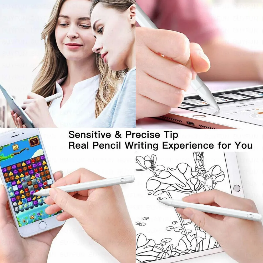 Stylus Pen For iPad Pro 11 12.9 2020 2019 Caneta Touch Palm Rejection For iPad mini 5/Air 2019 Touch Pencil Not For Apple Pencil
Stylus Pen For iPad Pro 11 12.9 2020 2019 Caneta Touch Palm Rejection For iPad mini 5/Air 2019 Touch Pencil Not For Apple Pencil