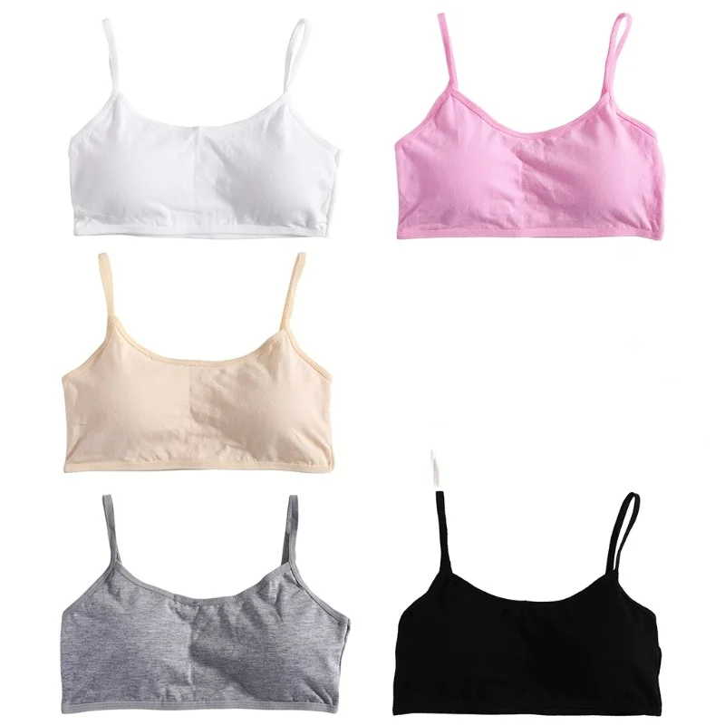 Girls Bra Sling Pure Cotton Young Girls Solid Soft Cotton Bra Puberty Teenage Breathable Underwear Kid Cloth
Girls Bra Sling Pure Cotton Young Girls Solid Soft Cotton Bra Puberty Teenage Breathable Underwear Kid Cloth