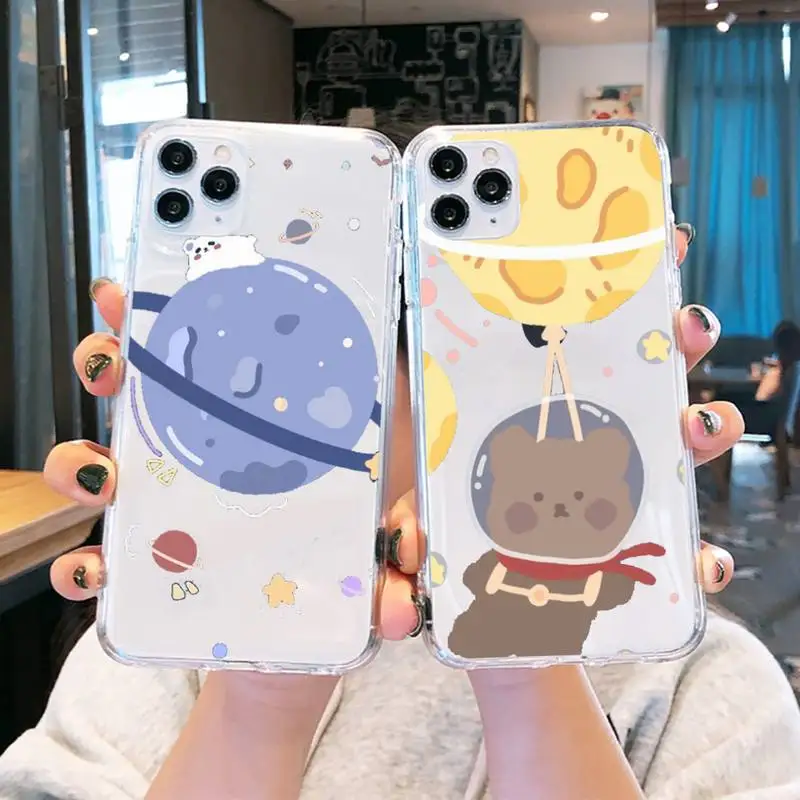 Cute Cartoon Astronaut Planet Phone Case Transparent soft For iphone 13 12 11 8 7 plus mini x xs xr pro max
Cute Cartoon Astronaut Planet Phone Case Transparent soft For iphone 13 12 11 8 7 plus mini x xs xr pro max