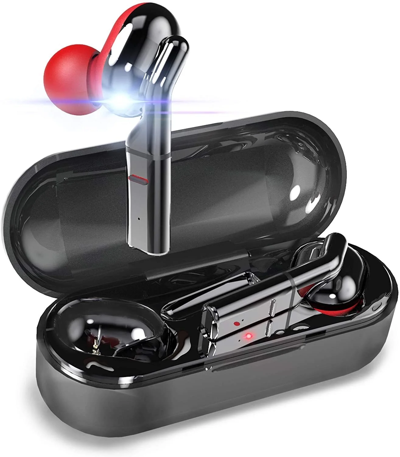 ZUIDID Bluetooth headset Wireless Earbuds, Basskye Bluetooth 5.0 Earbuds with Charging Case Stereo Headphones in-Ear Built-in
ZUIDID Bluetooth headset Wireless Earbuds, Basskye Bluetooth 5.0 Earbuds with Charging Case Stereo Headphones in-Ear Built-in
