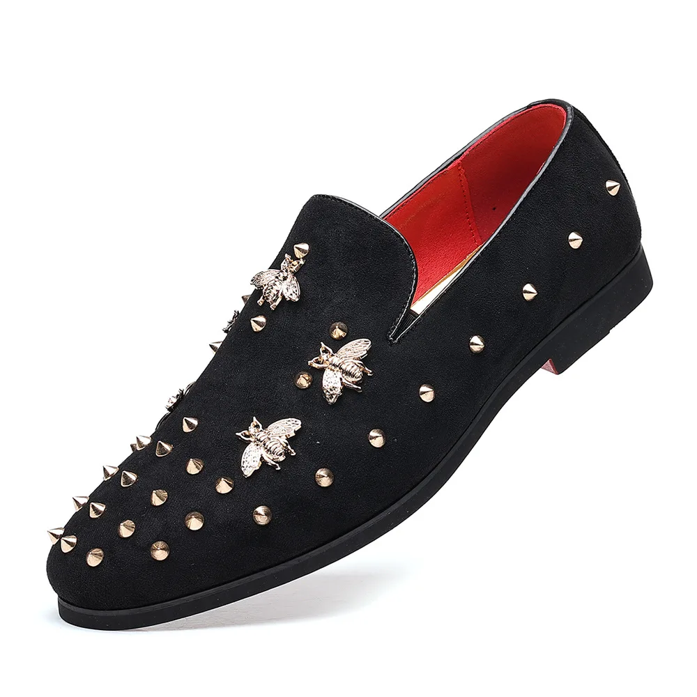 Brand Italian Rivet Pattern Wedding Men Dress Shoes Red Black Genuine Leather Business Men Formal Shoes Plus Size
Brand Italian Rivet Pattern Wedding Men Dress Shoes Red Black Genuine Leather Business Men Formal Shoes Plus Size