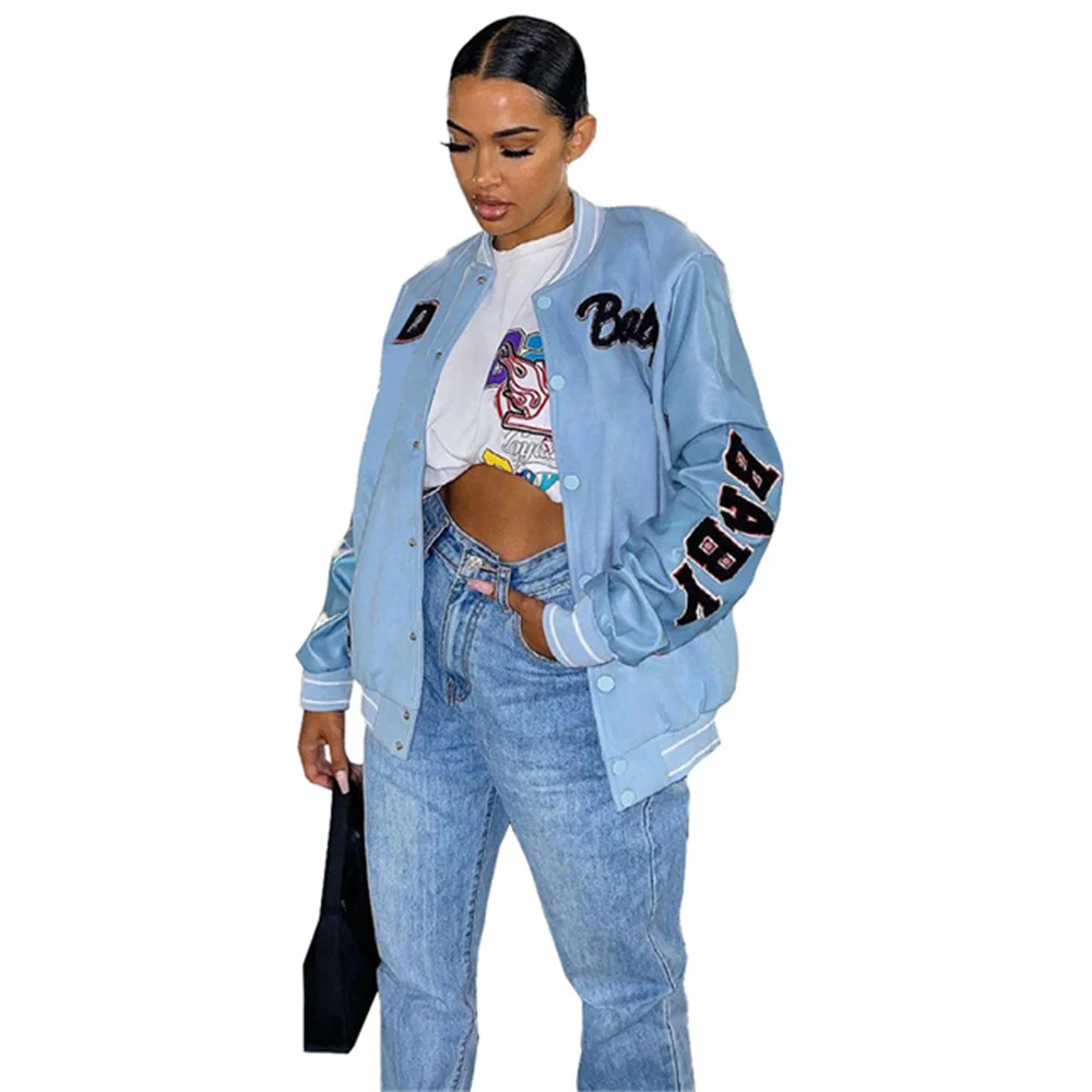 RStylish 2021 New Arrival Women Clothing Printed Single Breasted Spliced Autumn Baseball Hot Bomber Jacket
RStylish 2021 New Arrival Women Clothing Printed Single Breasted Spliced Autumn Baseball Hot Bomber Jacket