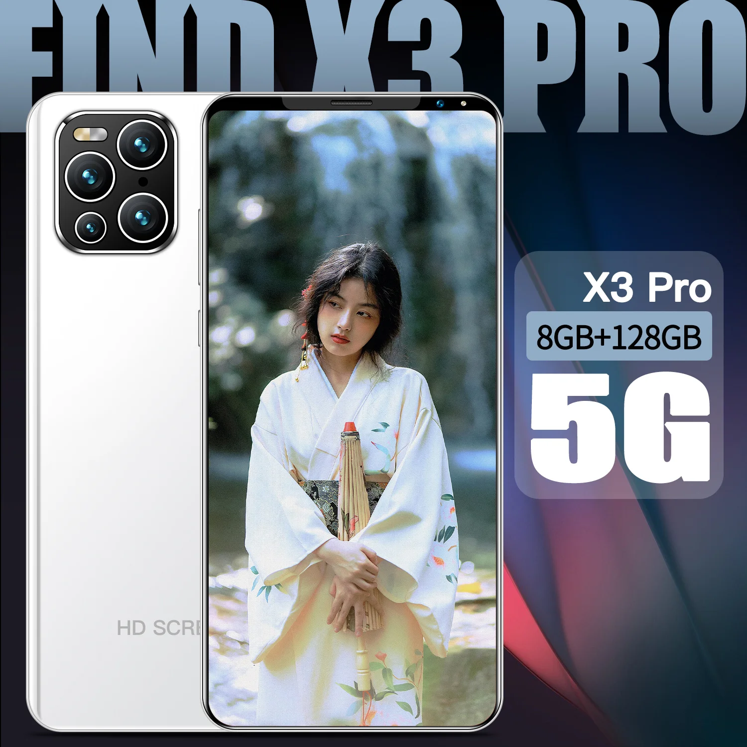 New Arrival 2021 X3 Pro 5.5Inch 10Core Smartphone 5G 8+128G 24MP+48MP MTK6595 Fingerprint ID 4800MAH Android10.0
New Arrival 2021 X3 Pro 5.5Inch 10Core Smartphone 5G 8+128G 24MP+48MP MTK6595 Fingerprint ID 4800MAH Android10.0