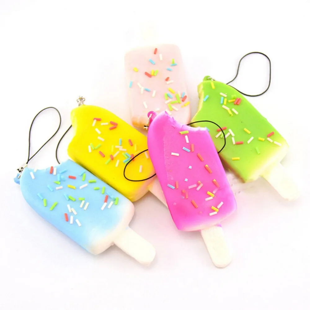 Squishy Sprinkles Popsicle Phone Straps Soft Bread Scented Keychain Home Decoration Figurines Decompression Children Kids Toy
Squishy Sprinkles Popsicle Phone Straps Soft Bread Scented Keychain Home Decoration Figurines Decompression Children Kids Toy