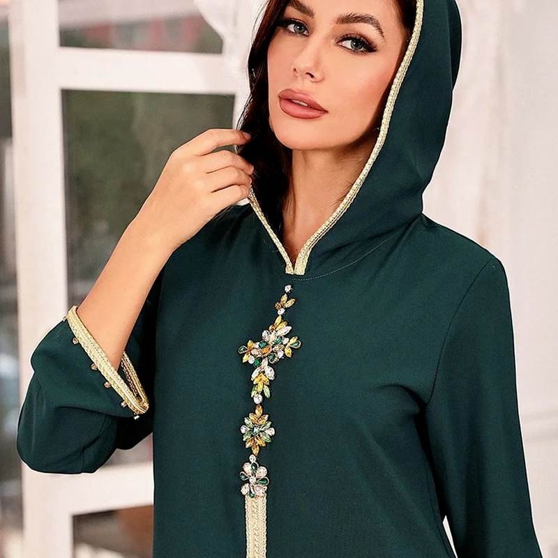 Abaya Dubai Turkey Muslim Fashion Hijab Dress Islam Clothing African Long Dresses For Women Robe De Moda Musulman Djellaba Femme |