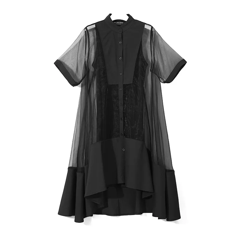European and American Large Size Dress Summer New Mesh Dress Green Two-Piece Mesh Loose Long Dresses
European and American Large Size Dress Summer New Mesh Dress Green Two-Piece Mesh Loose Long Dresses