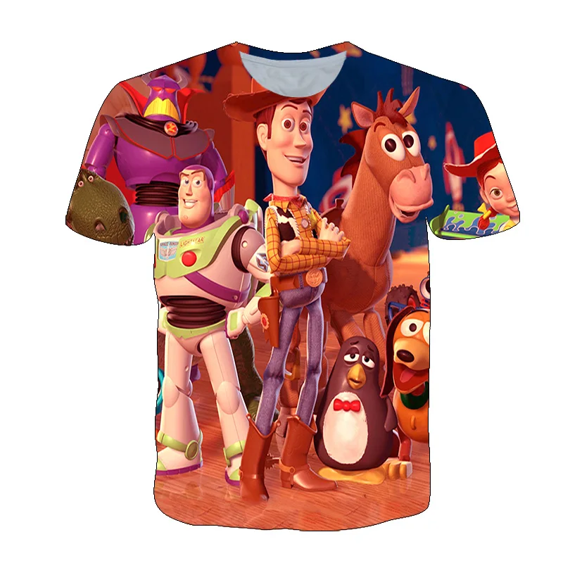 2021 Summer Toy Story Boys T-Shirt Cartoon Anime Fashion Girls Short Sleeve Tees Casual Funny Kid's Costume Children's Clothing
2021 Summer Toy Story Boys T-Shirt Cartoon Anime Fashion Girls Short Sleeve Tees Casual Funny Kid's Costume Children's Clothing