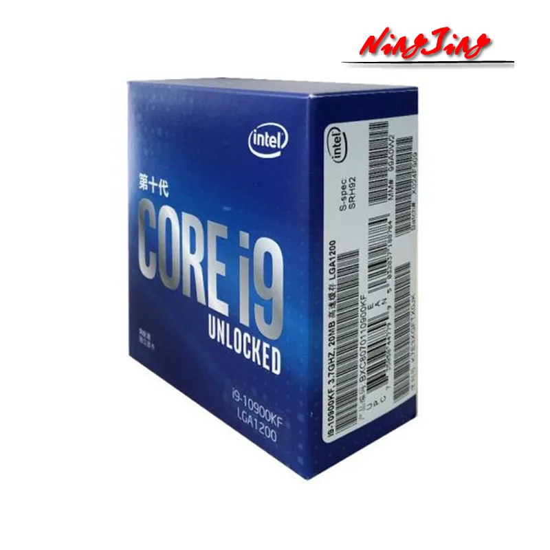 Процессор Intel Core i9 10900KF 3 7 ГГц десятиядерный двадцать потоков ЦПУ L3 = 20 МБ 125 Вт LGA 1200