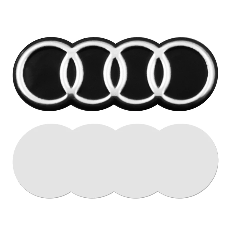 1 шт. 16x6мм наклейка на ключ от автомобиля эмблема для Audi a3 a4 a5 a6 a7 a8 b5 b6 b7 b8 c6 c7 c8 8v 8p