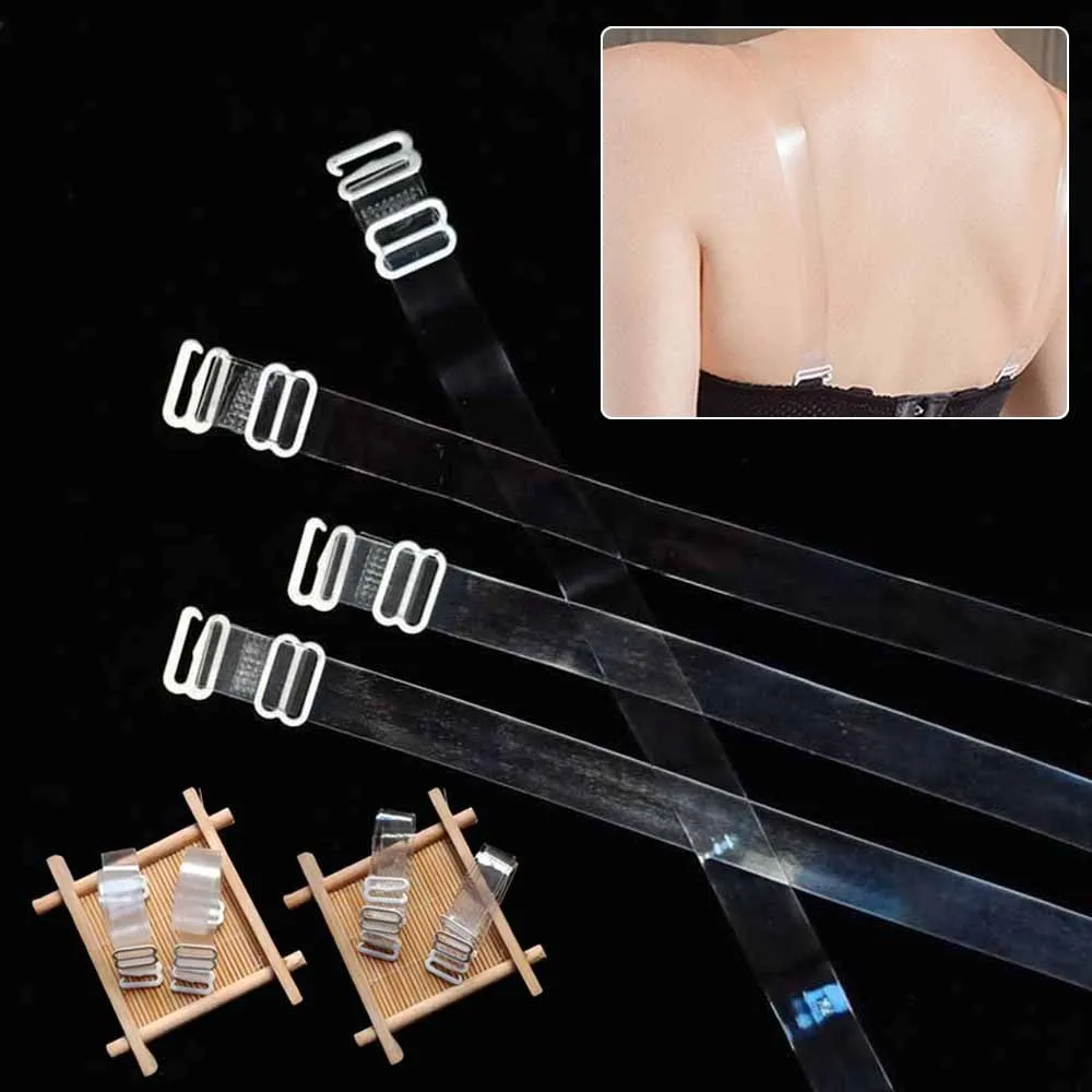 Women Bra Shoulder Straps Adjustable Extenders Transparent Matte Baldric Intimates Stick On Bra Accessories 1.2cm Width 1 Pairs
Women Bra Shoulder Straps Adjustable Extenders Transparent Matte Baldric Intimates Stick On Bra Accessories 1.2cm Width 1 Pairs