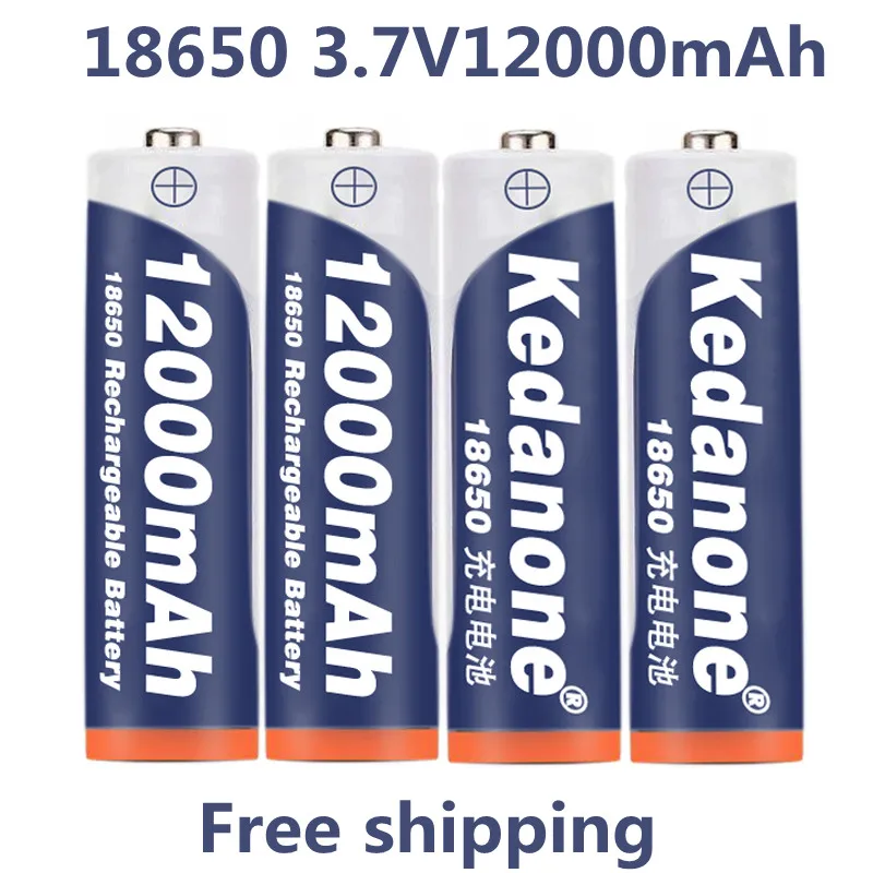 New 18650 Battery Rechargeable Battery 3.7V 18650 12000mAh Capacity Li-ion Rechargeable Battery For Flashlight Torch Battery
New 18650 Battery Rechargeable Battery 3.7V 18650 12000mAh Capacity Li-ion Rechargeable Battery For Flashlight Torch Battery