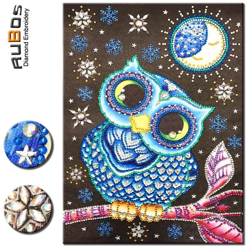 RUBOS DIY 5D Diamond Embroidery Blue Owl Animals Bead Diamond Painting Cross Stitch Big Pearl Crystal Mosaic Hobby Gift New Sale
RUBOS DIY 5D Diamond Embroidery Blue Owl Animals Bead Diamond Painting Cross Stitch Big Pearl Crystal Mosaic Hobby Gift New Sale