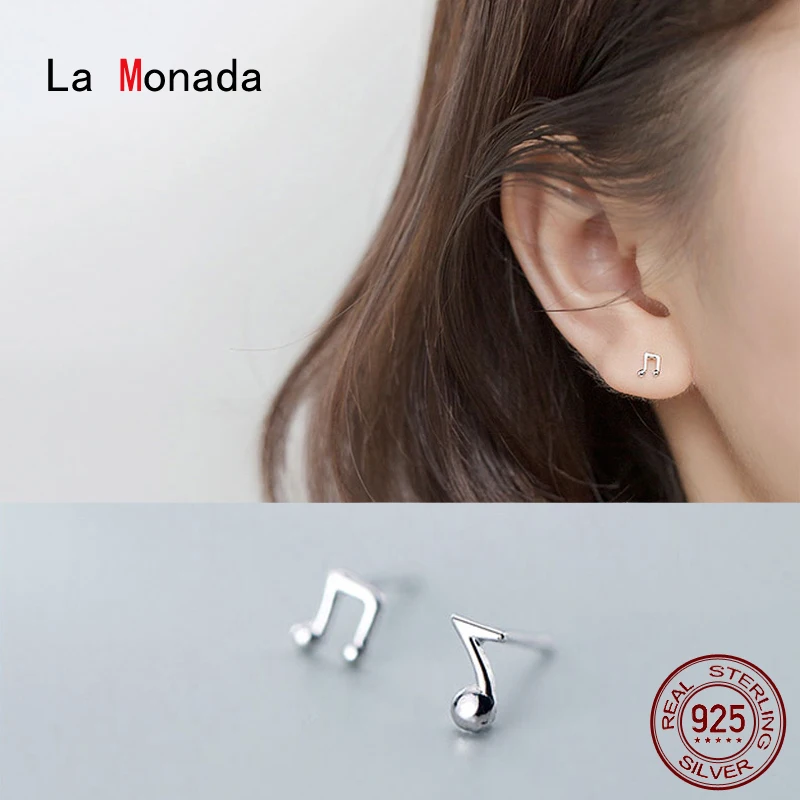 La Monada Asymmetrical Fine In Jewelry Earrings For Women Music Note Earring Korean Woman Stud Earrings 925 Sterling Silver
La Monada Asymmetrical Fine In Jewelry Earrings For Women Music Note Earring Korean Woman Stud Earrings 925 Sterling Silver