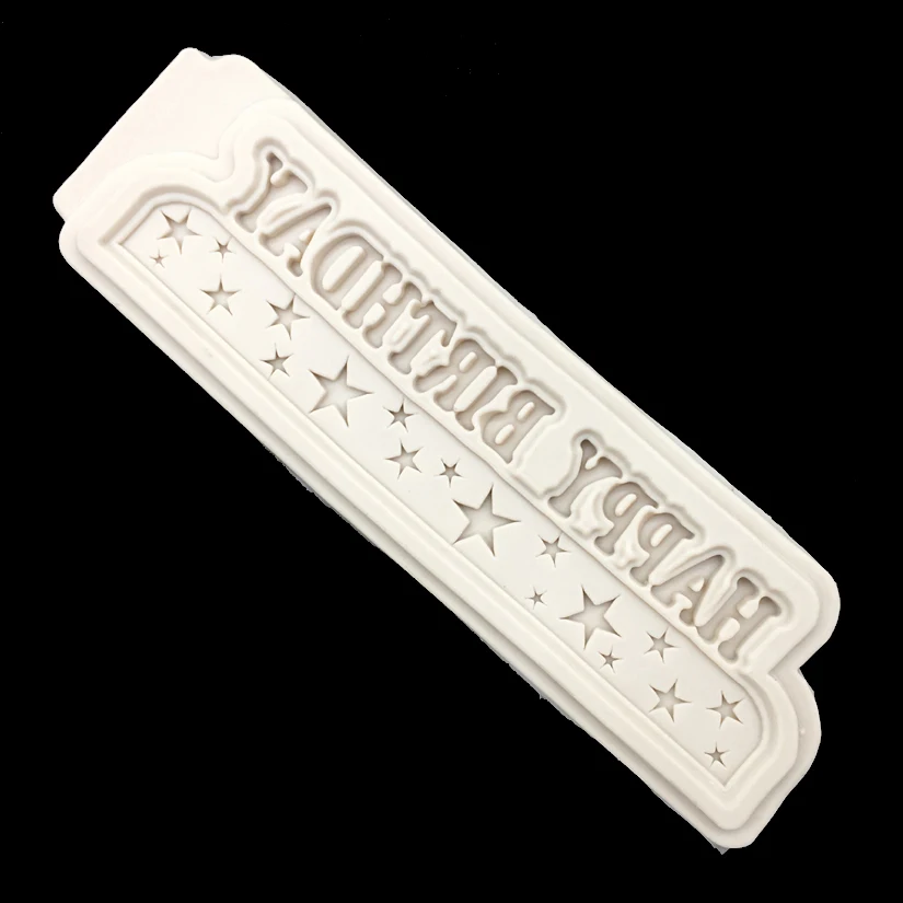 Wholesale 10 Pcs/lot Happy Birthday And Star Shapes Silicone Sugarcraft Mould, Fondant Cake Decorating Tools Bakeware
Wholesale 10 Pcs/lot Happy Birthday And Star Shapes Silicone Sugarcraft Mould, Fondant Cake Decorating Tools Bakeware