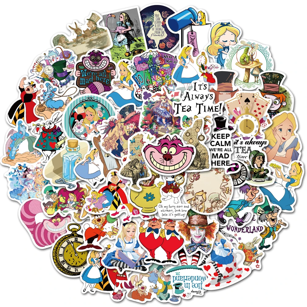 10/30/50PCS Disney Alice in Wonderland Stickers DIY Luggage Laptop Water Bottle Graffiti Waterproof Cartoon Sticker Kid Decal
10/30/50PCS Disney Alice in Wonderland Stickers DIY Luggage Laptop Water Bottle Graffiti Waterproof Cartoon Sticker Kid Decal