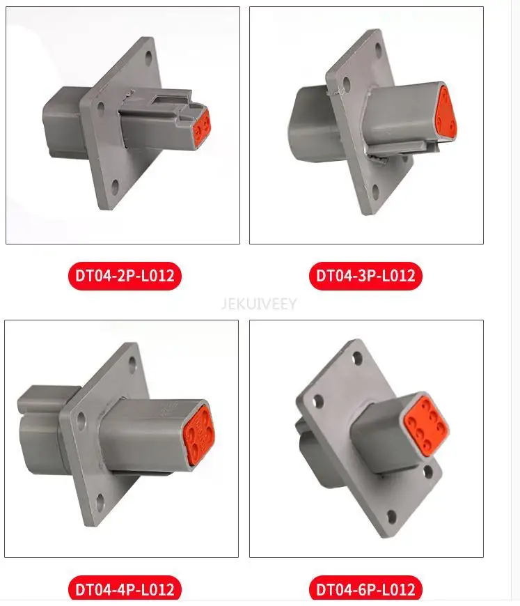 1/5/10/20/50 Sets 2/3/4/6/8/12 Pin DEUTSCH Male Female Connector DT04-6P-L012 Waterproof Plug-In With Fixed Flange DT04-4P-L012
1/5/10/20/50 Sets 2/3/4/6/8/12 Pin DEUTSCH Male Female Connector DT04-6P-L012 Waterproof Plug-In With Fixed Flange DT04-4P-L012