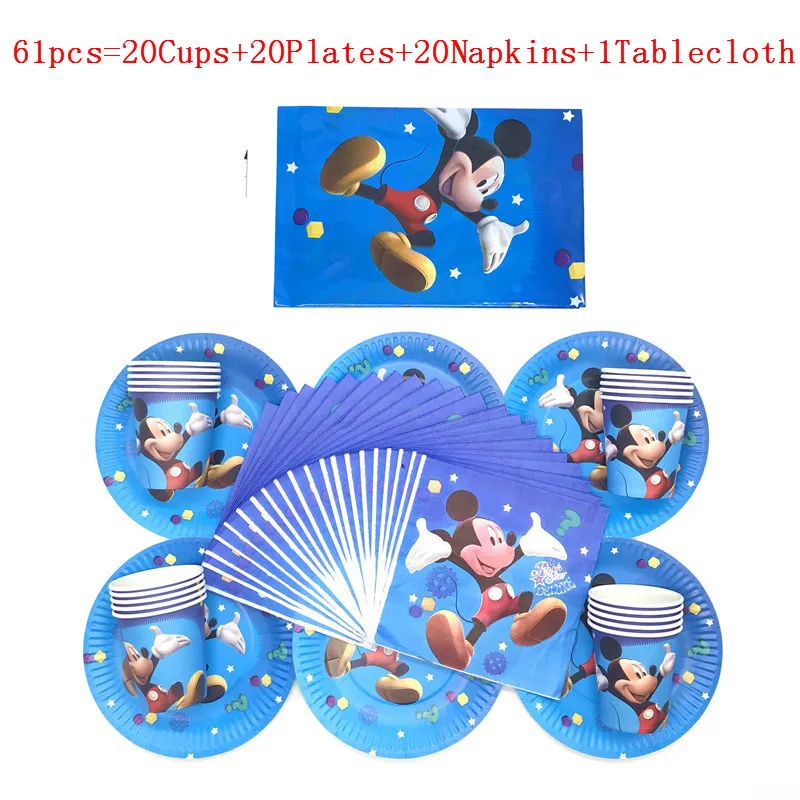 Disney Hot Cartoon Blue Mickey Mouse Theme Party Tableware Sets Children Birthday Party Supplies Decoration Baby Shower product
Disney Hot Cartoon Blue Mickey Mouse Theme Party Tableware Sets Children Birthday Party Supplies Decoration Baby Shower product