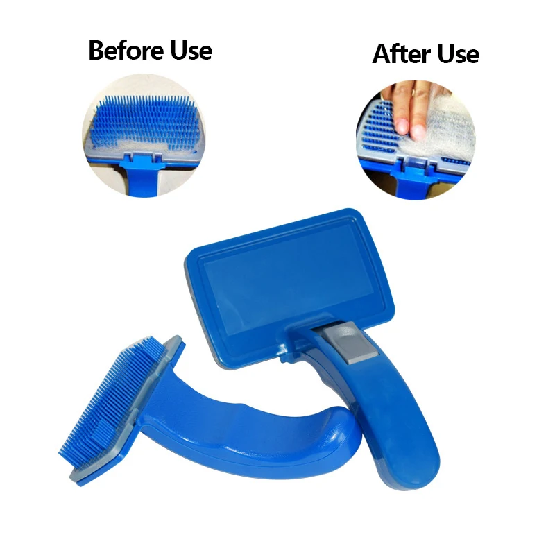 Pet Dog Cat Fur Hair Grooming Self Quick Clean Shedding Tool Brush Comb Shedding Tool Hair Removal Accessories with Handle
Pet Dog Cat Fur Hair Grooming Self Quick Clean Shedding Tool Brush Comb Shedding Tool Hair Removal Accessories with Handle