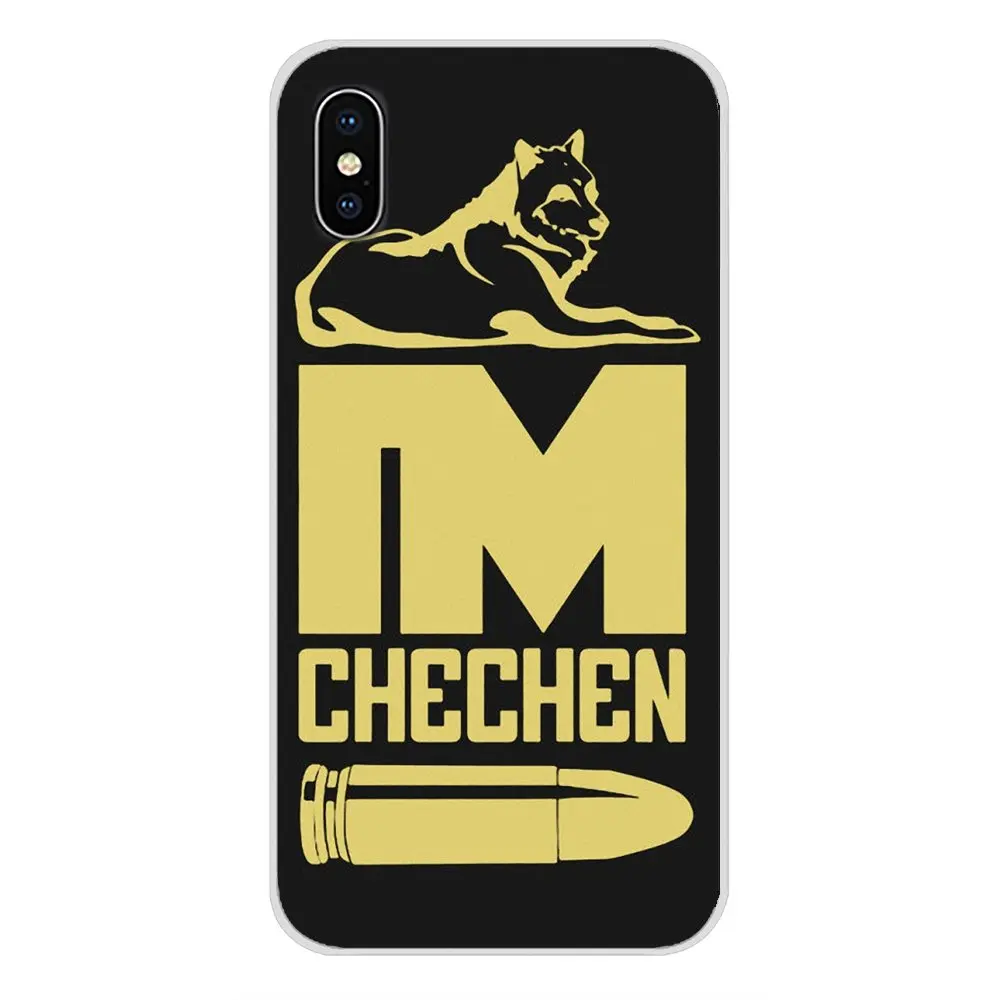 Силиконовый чехол I Am From Chechen Wolf с национальным флагом для Samsung Galaxy S3 S4 S5 Mini S6 S7 Edge S8