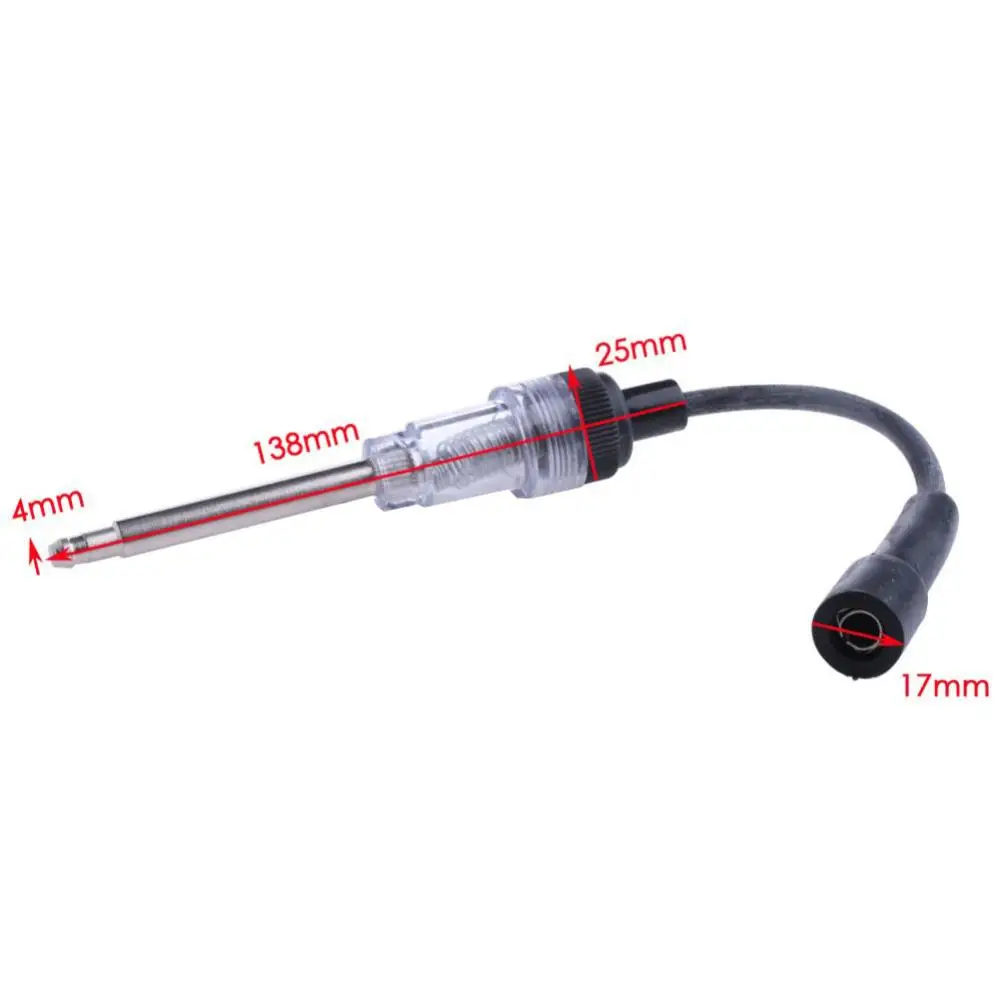 Universal In-Line Spark Plug Engine Tester For Automotive Car Lawn Mower Truck Chainsaw Motorcycle 6-12 Volt Fool-Proof
Universal In-Line Spark Plug Engine Tester For Automotive Car Lawn Mower Truck Chainsaw Motorcycle 6-12 Volt Fool-Proof
