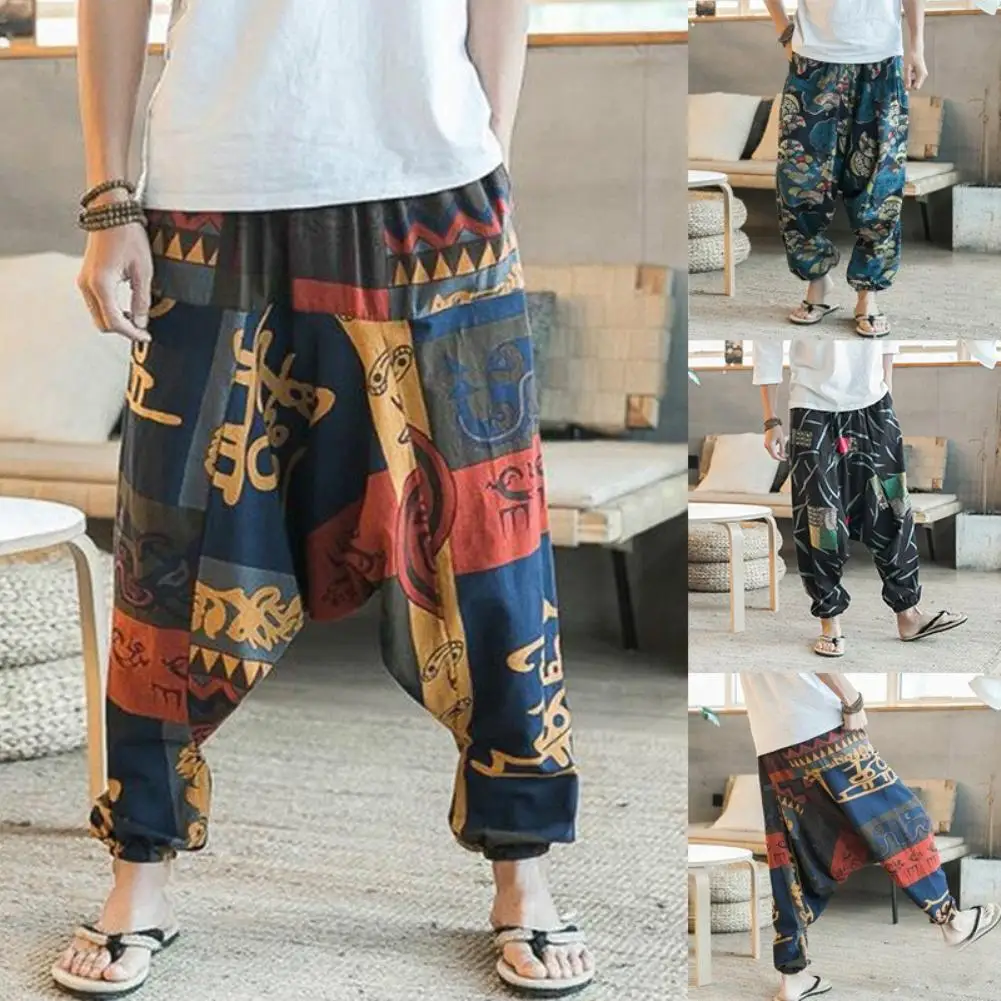 Casual Pants Women Fashion Men Hip Hop Baggy Floral Print Harem Pants Wide Leg Casual Long Trousers
Casual Pants Women Fashion Men Hip Hop Baggy Floral Print Harem Pants Wide Leg Casual Long Trousers