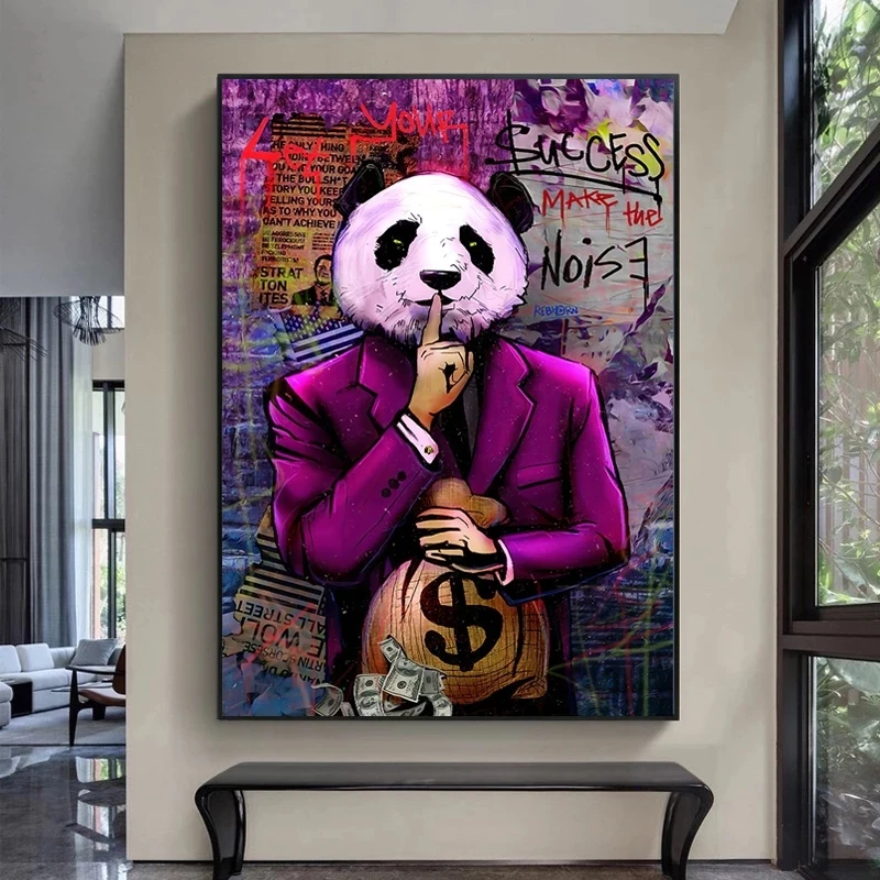 Laat Uw Succes Maken De Noise Poster Prints Canvas Painting Motivatie Straat Wall Art Panda Pictures Voor Woonkamer Home Decor
Laat Uw Succes Maken De Noise Poster Prints Canvas Painting Motivatie Straat Wall Art Panda Pictures Voor Woonkamer Home Decor