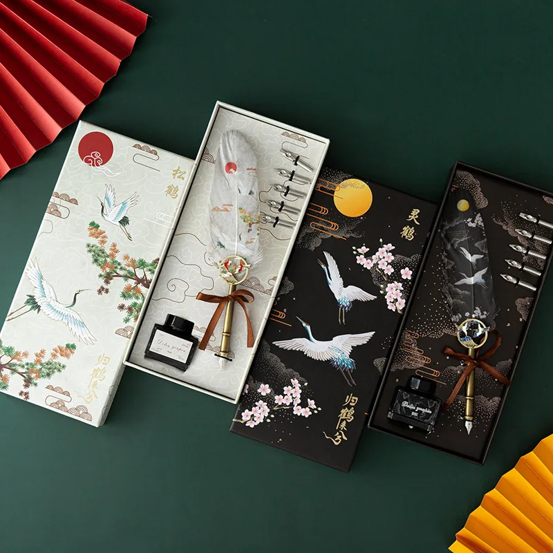 DIY Wax Seal Set Gift Box Wax Seal Stamp Vintage Fountain Pen Set Feather Pen Quill Birthday Wedding Gift Box Christmas Gifts
DIY Wax Seal Set Gift Box Wax Seal Stamp Vintage Fountain Pen Set Feather Pen Quill Birthday Wedding Gift Box Christmas Gifts