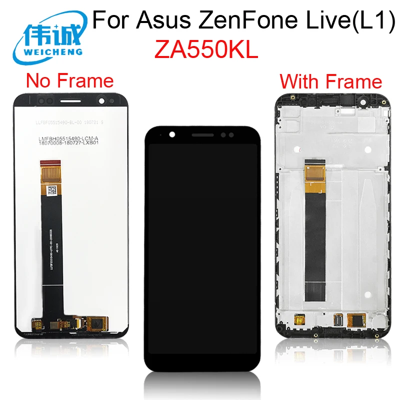 5.5" LCD For Asus ZenFone Live (L1) ZA550KL LCD Display Screen+Touch Screen Assembly + Frame For X00RD/ZA550KL LCD+Frame+ Tools
5.5" LCD For Asus ZenFone Live (L1) ZA550KL LCD Display Screen+Touch Screen Assembly + Frame For X00RD/ZA550KL LCD+Frame+ Tools