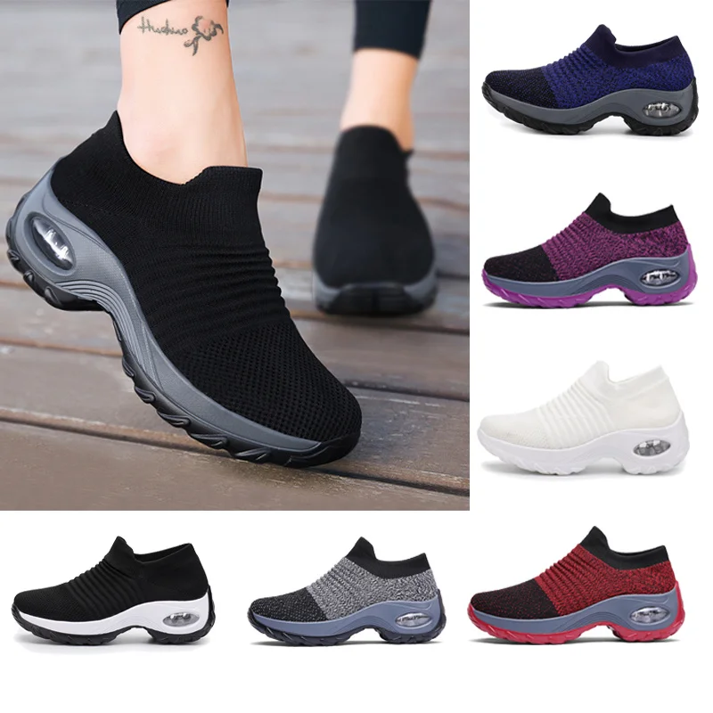 Zapatillas De Tenis De Malla Transpirable Para Mujer, Calzado De calcetin Antideslizante Para exteriors, с платформой
Zapatillas De Tenis De Malla Transpirable Para Mujer, Calzado De calcetin Antideslizante Para exteriors, с платформой