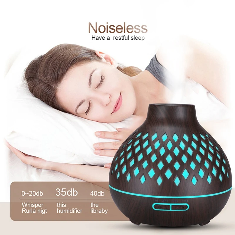 EAS-400Ml Air Humidifier Aroma Diffuser Aromatherapy Essential Oils Ultrasonic Humidifier Remote Control
EAS-400Ml Air Humidifier Aroma Diffuser Aromatherapy Essential Oils Ultrasonic Humidifier Remote Control