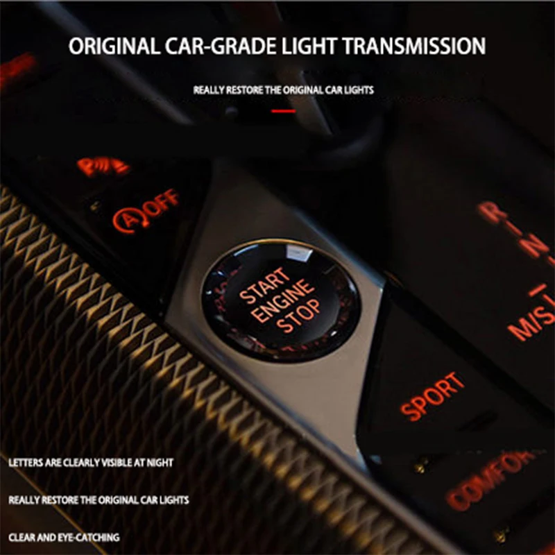 Кнопка запуска и остановки двигателя для BMW 3 серии G20 G05 G06 G07 G14 G29 F40 F44, кнопка запуска и декора в одно нажатие, аксессуары
Кнопка запуска и остановки двигателя для BMW 3 серии G20 G05 G06 G07 G14 G29 F40 F44, кнопка запуска и декора в одно нажатие, аксессуары
